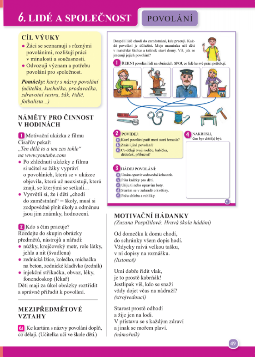 Hravá prvouka 1 - metodická příručka pro učitele - Obrázek 6
