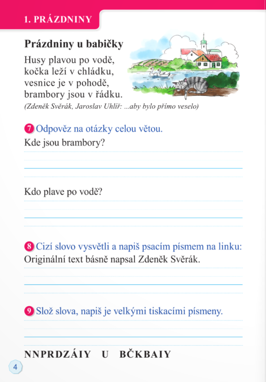 Hravá písanka pro 3. ročník 1. díl – nová edice – Marcela Puldová