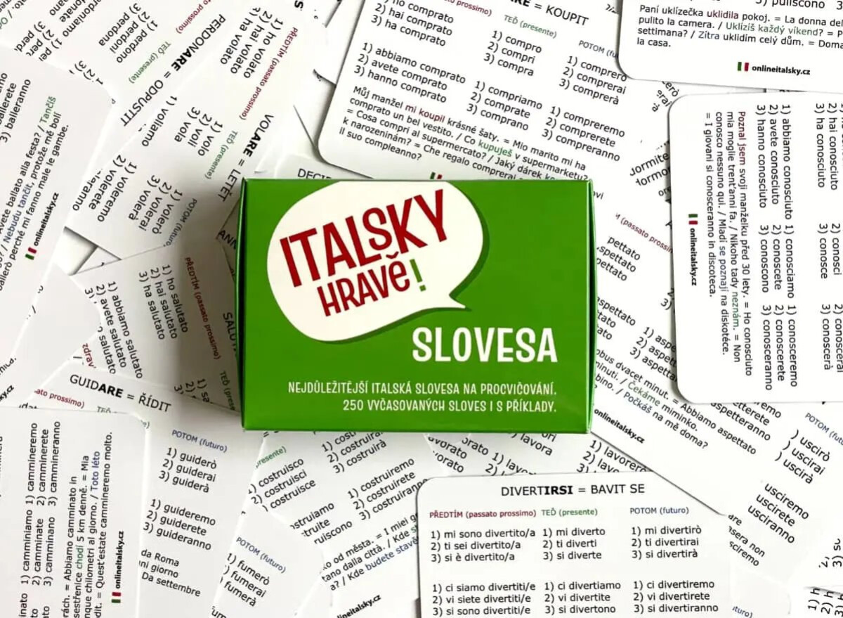 Italsky Hravě! - Slovesa - Václav Bolech (obrázek 3)