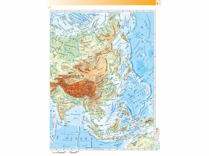 Asie – školní atlas (obrázek 4)