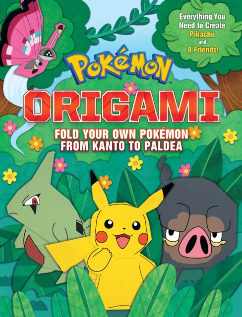 Kniha Pokemon Origami: Fold Your Own Pokemon Kanto to Paldea