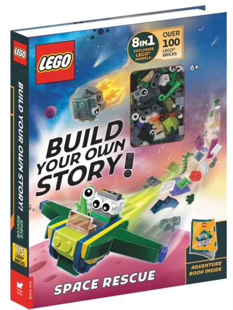 Kniha LEGO® Books: Build Your Own Story: Space Rescue (with over 100 LEGO bricks and exclusive models to build)