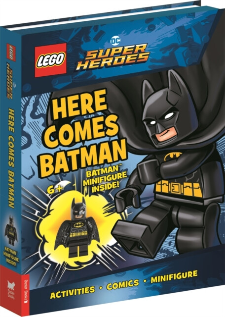 Kniha LEGO® DC Super Heroes™: Here Comes Batman (with Batman™ minifigure)