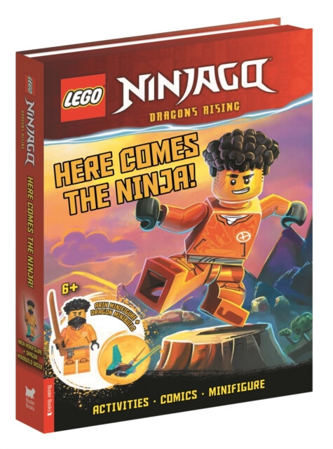 Kniha LEGO® NINJAGO®: Here Comes the Ninja! (with Arin minifigure and dragon mini-build)