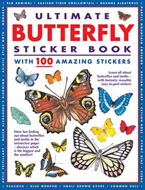 Kniha Ultimate Butterfly Sticker Book