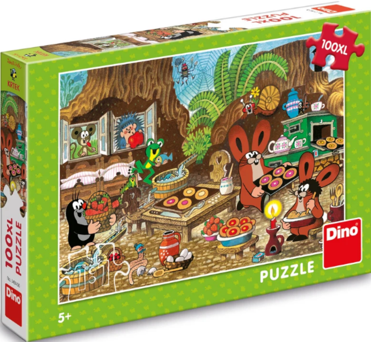 Krtek v kuchyni - puzzle 100XL dílků