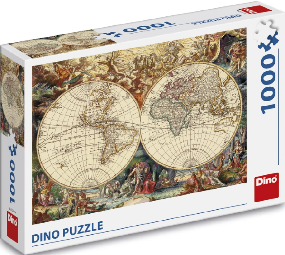 Historická mapa - puzzle 1000 dílků