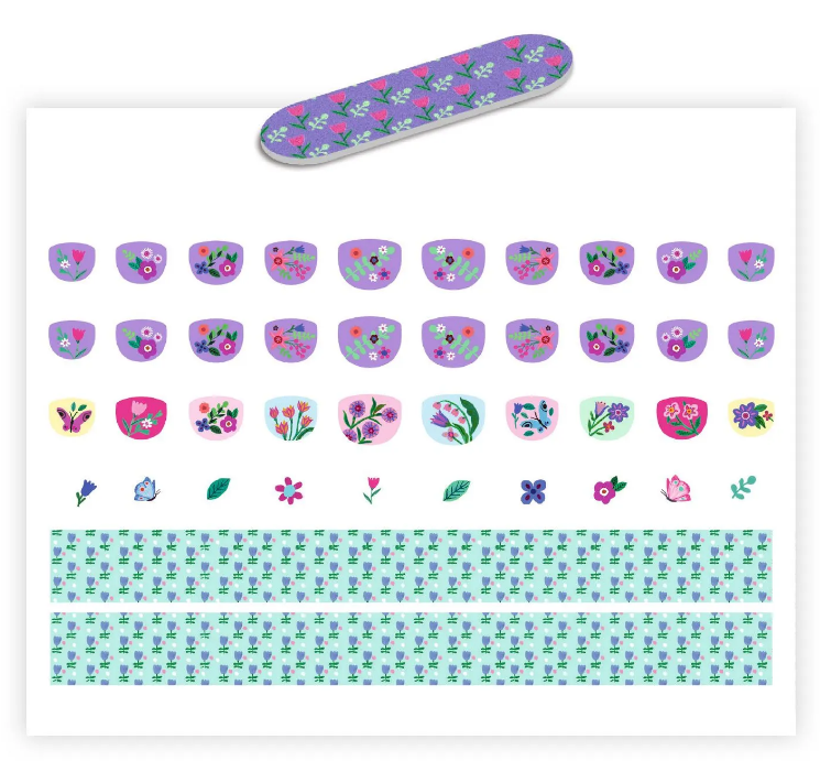 Samolepky na nehty – Květiny