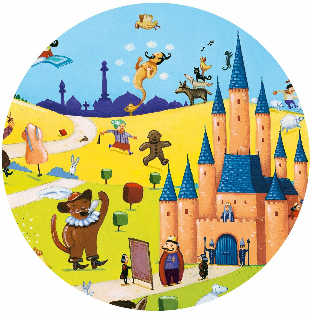 Vyhledávací puzzle Pohádky – 54 pcs