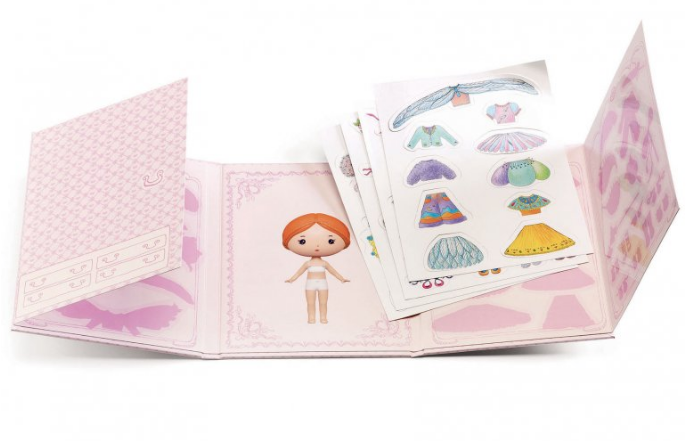 DJECO Tinyly přemístitelné samolepky Miss Lilyruby