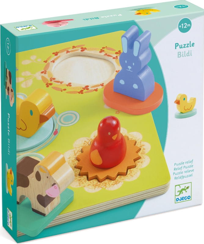 Na Farmě - vkládací puzzle