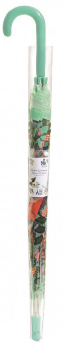 Dětský deštník Květiny a ptáci – střední