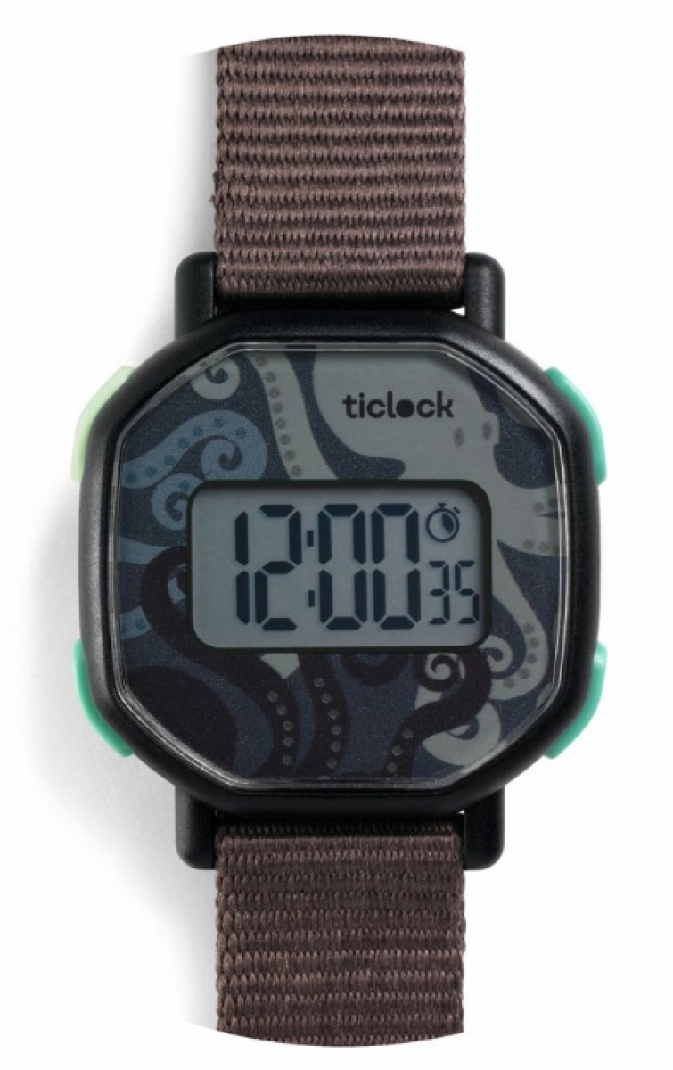 Digitální hodinky Black octopus