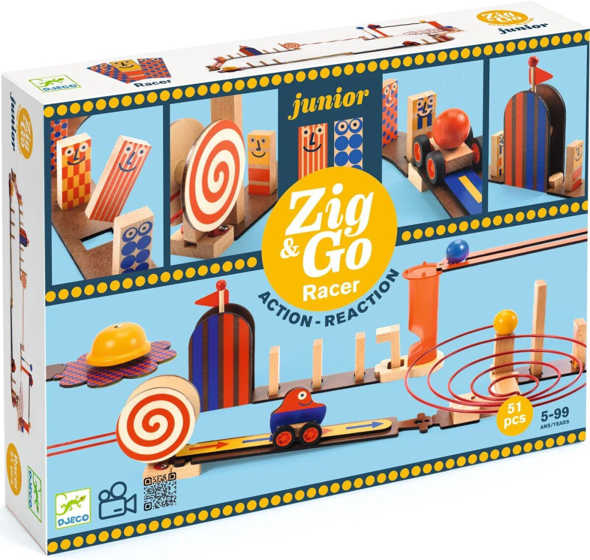 Dráha Zig & go Junior - Racer - 51pcs