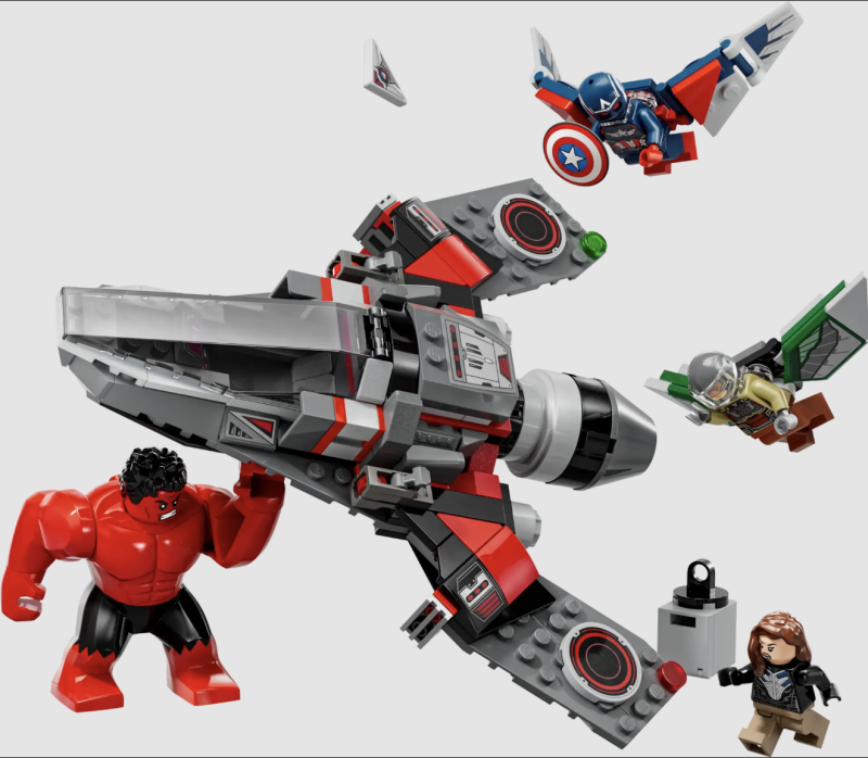 Souboj: Kapitán Amerika vs. Red Hulk – LEGO® Marvel (76292)