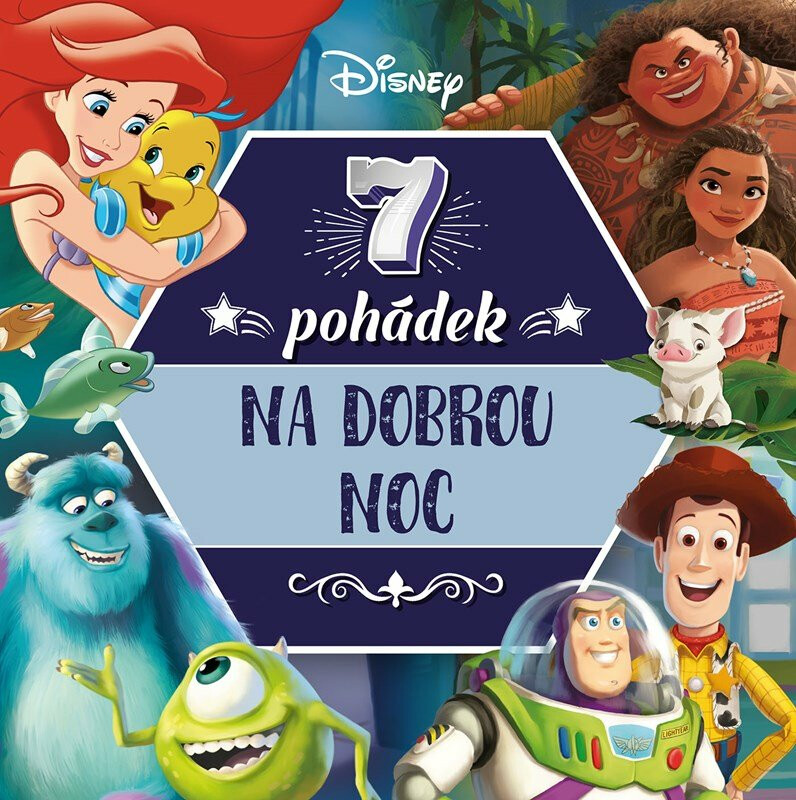 Kniha Disney - 7 pohádek na dobrou noc