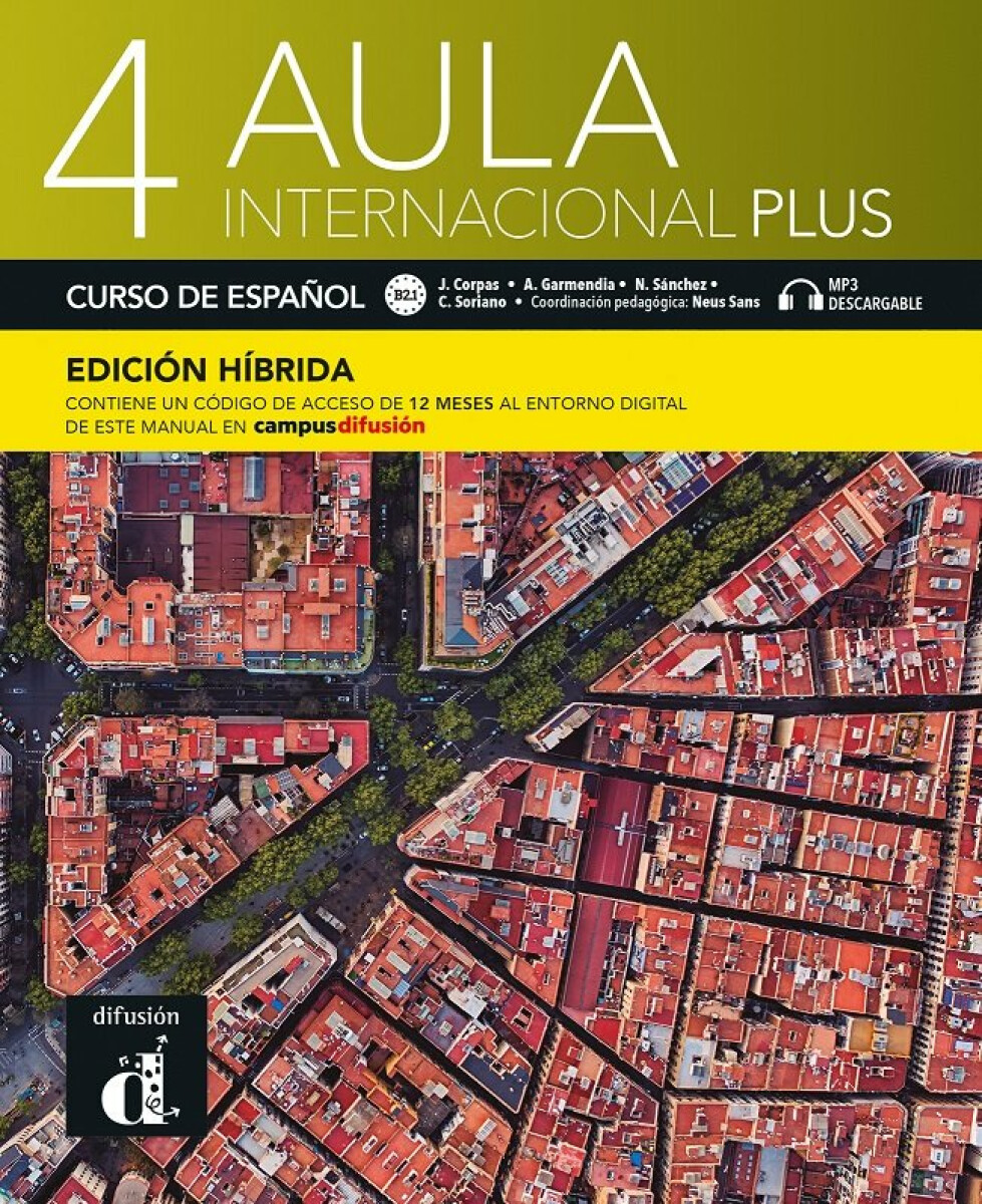 Kniha Aula internacional Plus 4 - Edicion hibrida - Libro del alumno + audio MP3. B2
