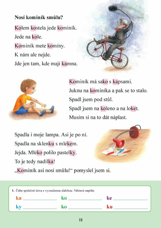Můj slabikář, 1. díl - Zuzana Pospíšilová, Lenka Bradáčová (obrázek 4)
