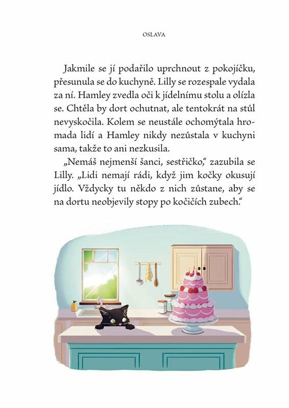 Kočička Hamley a narozeninový dort - Sandra J. Paul (obrázek 5)