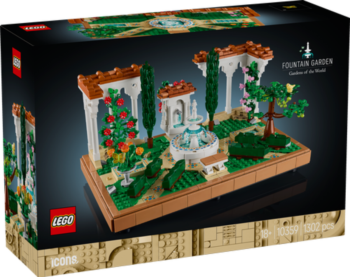 Zahrada s fontánou - LEGO Icons (10359)