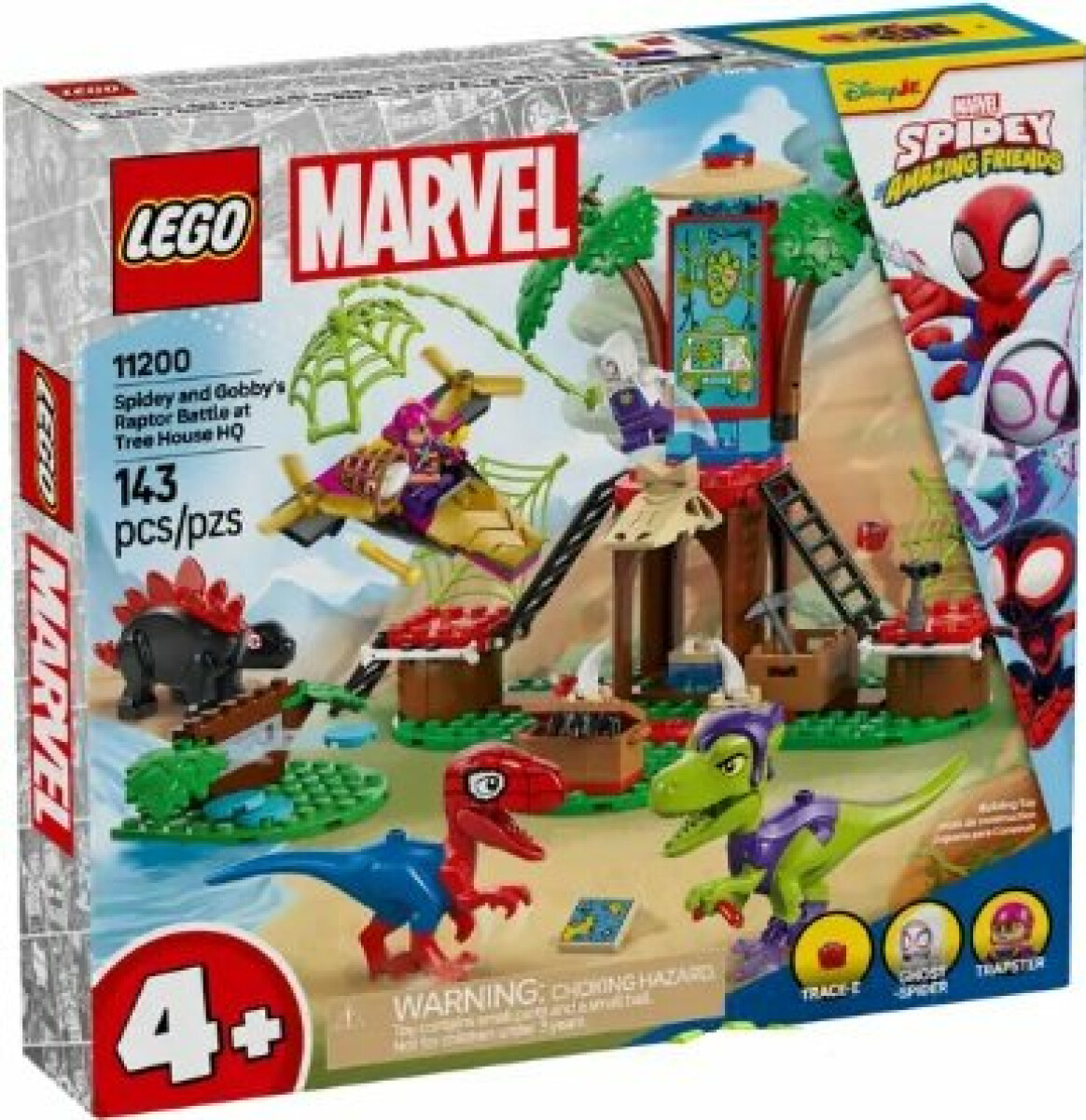 Spidey, Gobby a raptoří bitva na základně na stromě - LEGO® Marvel (11200)