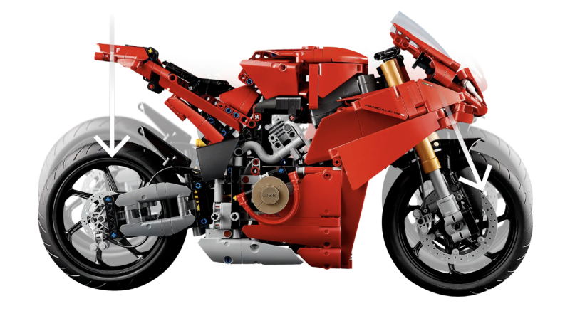 Motorka Ducati Panigale V4 S - LEGO Technic (42202) (obrázek 5)