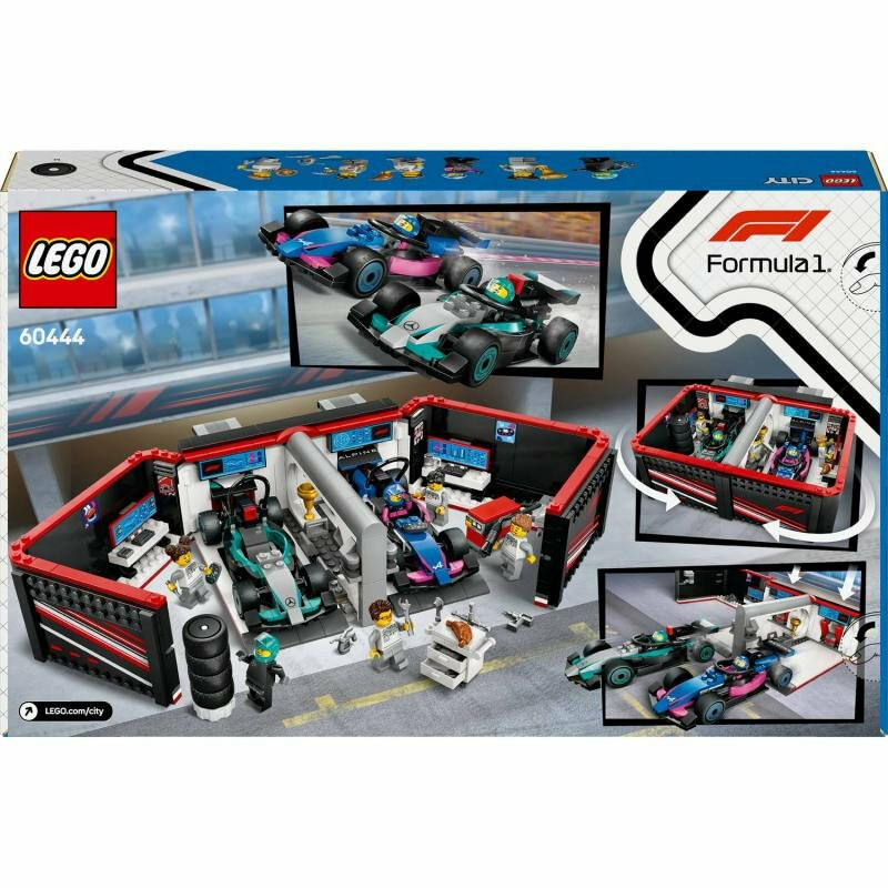 Garáž F1® a vozy Mercedes-AMG a Alpine - Lego City (60444) (obrázek 8)