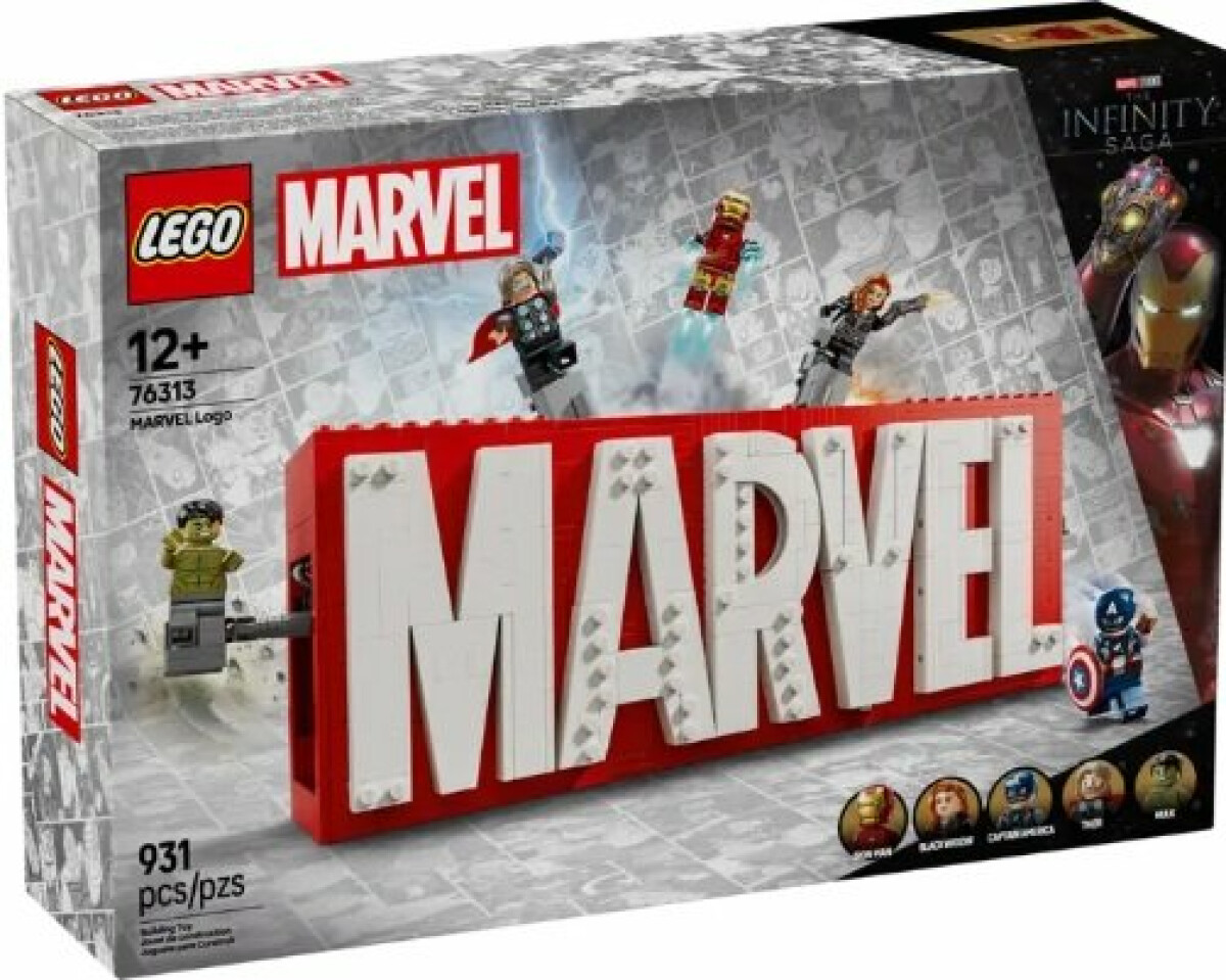 Logo MARVEL a minifigurky - LEGO® Marvel (76313)