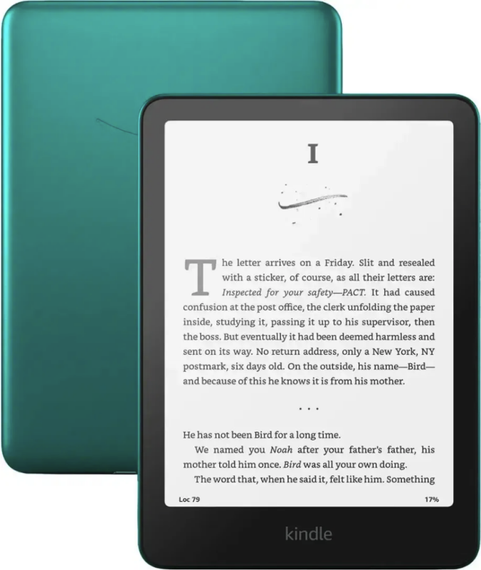 Amazon Kindle Paperwhite (2024), 16GB, s reklamou, zelený