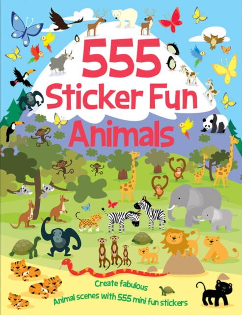 Kniha 555 Sticker Fun - Animals Activity Book