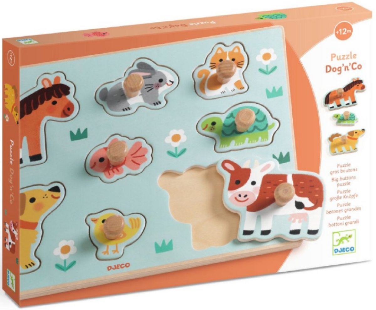 Vkládací puzzle Zvířata z farmy