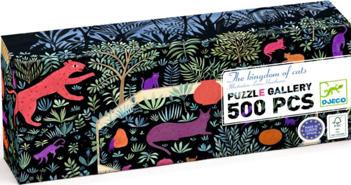 Levně Puzzle Království koček - 500 pcs