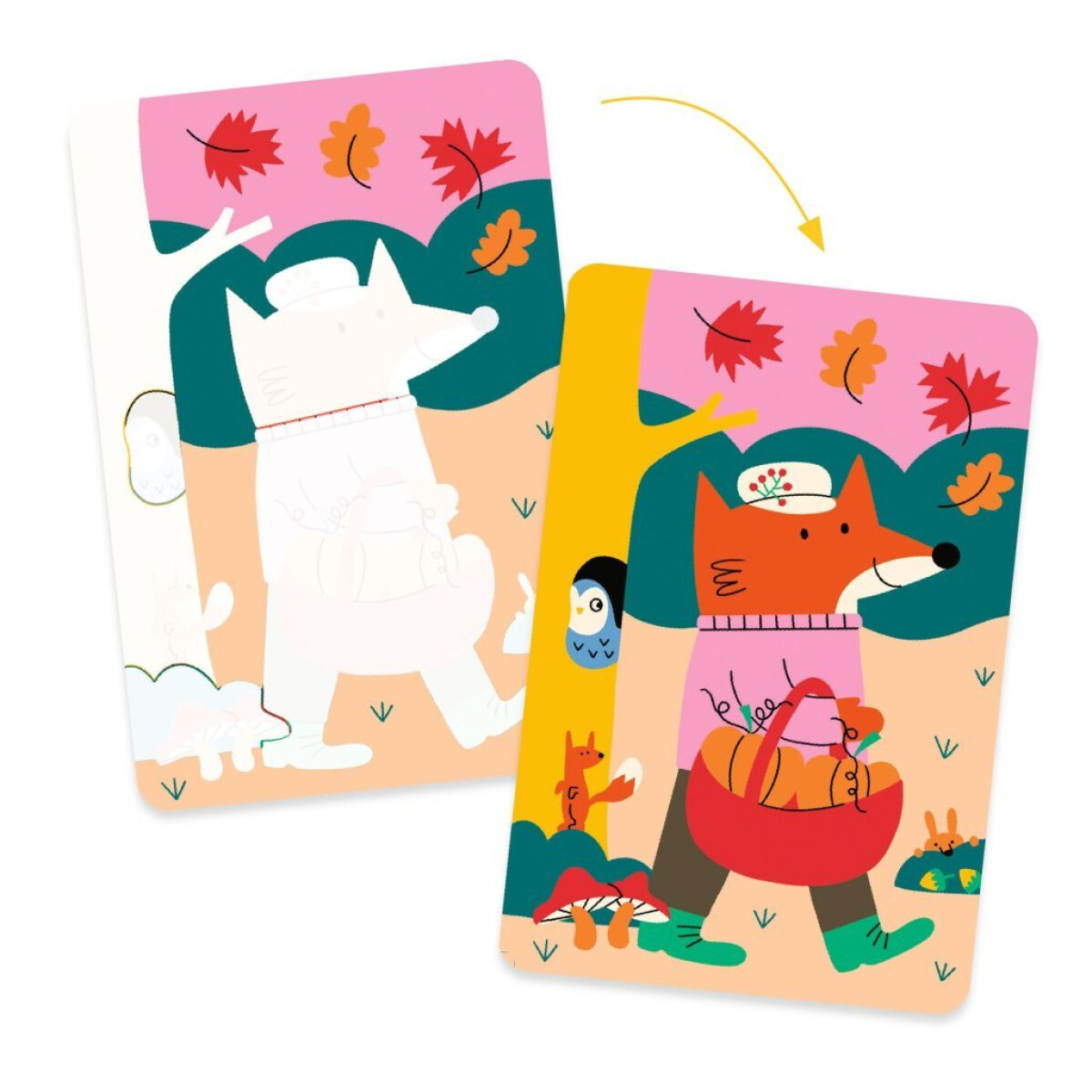 Vodní omalovánky 4 roční období