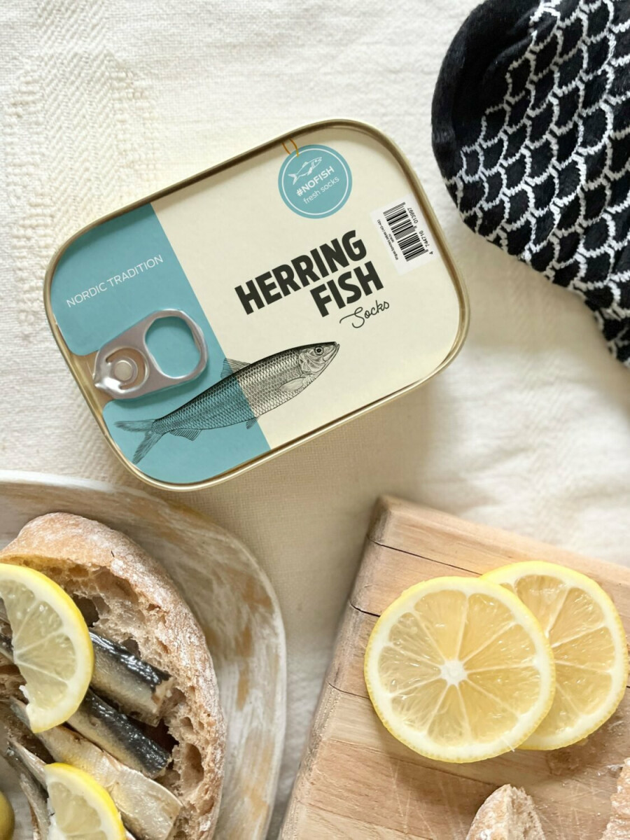 Ponožky Sleď - Ponožky v konzervě (vel. 35-46)
