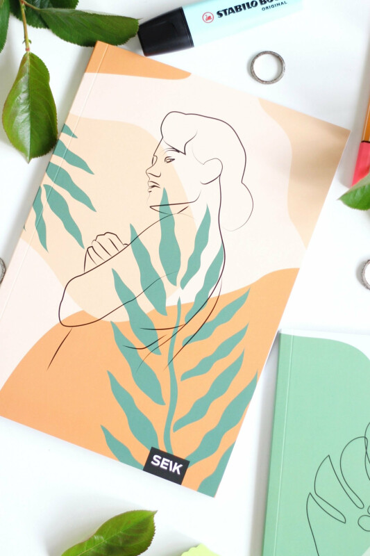 Bullet journal / zápisníky s tečkami Think less & feel more (2 ks) (obrázek 5)