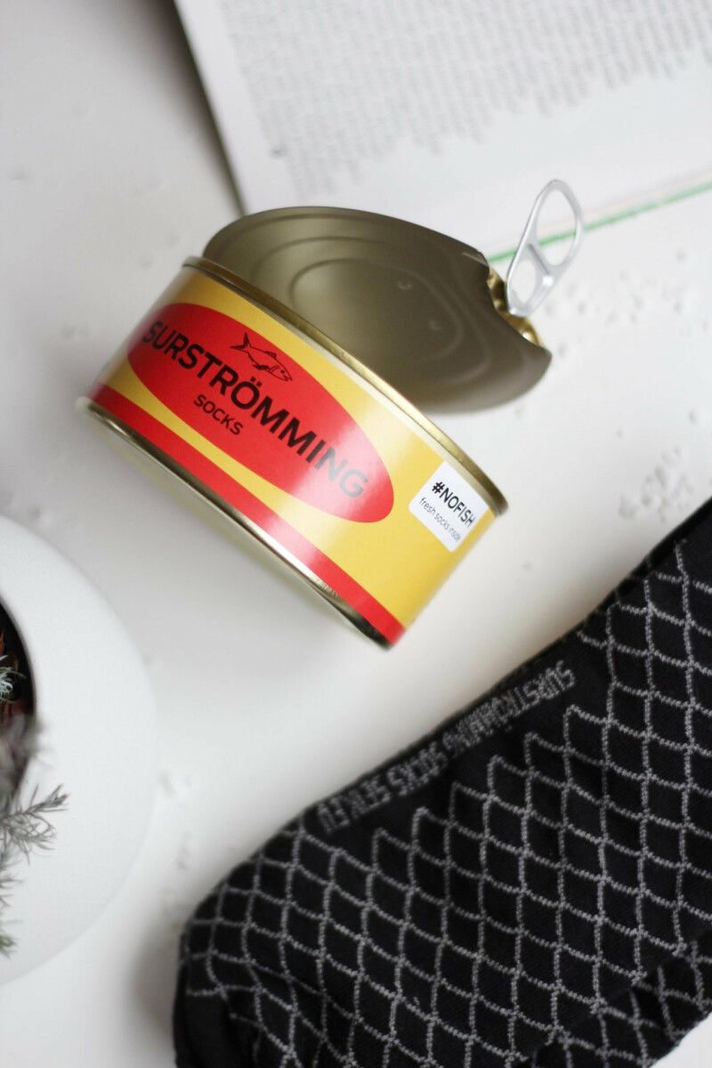 Ponožky v konzervě Surströmming (dámské, vel. 36 - 40) (obrázek 4)