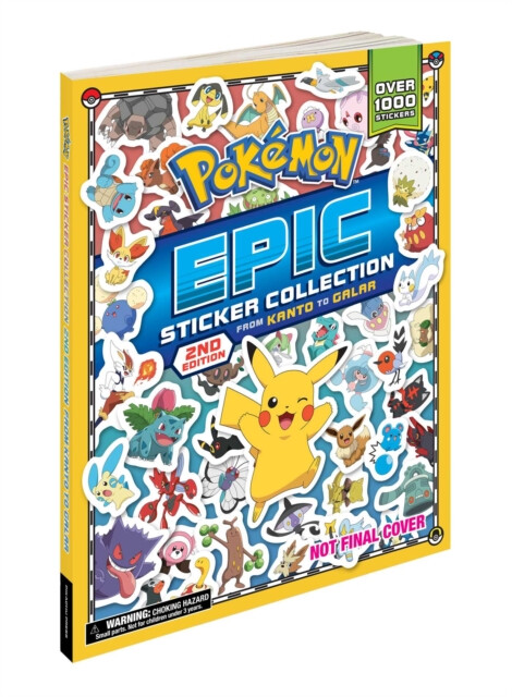 Kniha Pok?mon Epic Sticker Collection 2nd Edition: From Kanto to Galar