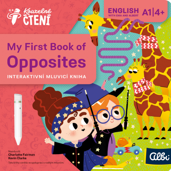 Kniha My First Book of Opposites - Kouzelné čtení Albi