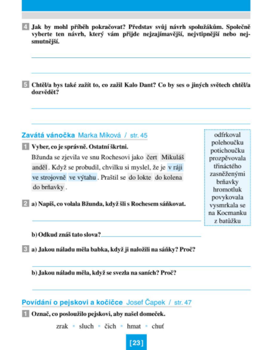 Čítanka 3 – Pracovní sešit - Hana Mikulenková, Radek Malý (obrázek 5)
