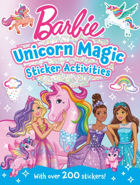 Kniha Barbie Unicorn Magic Sticker Activity Book