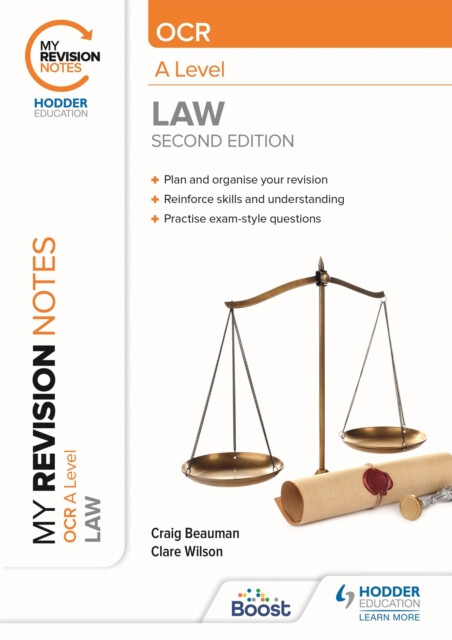 Kniha My Revision Notes: OCR A Level Law Second Edition