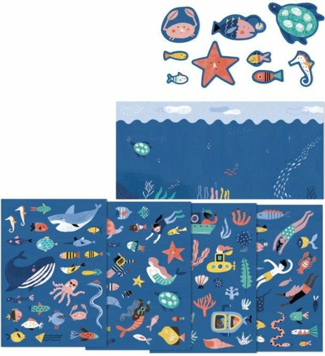 Snímatelné samolepky – Moře