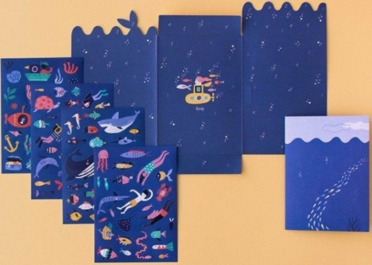 Snímatelné samolepky – Moře