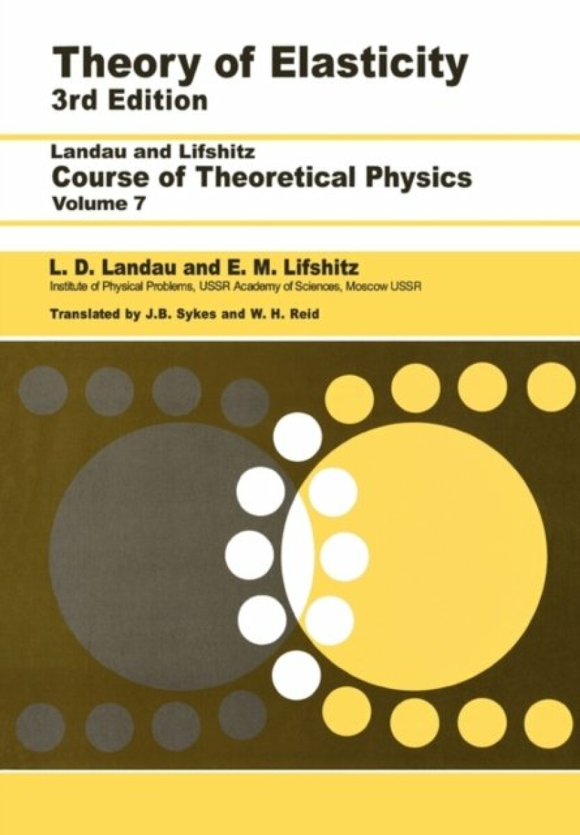Kniha Theory of Elasticity