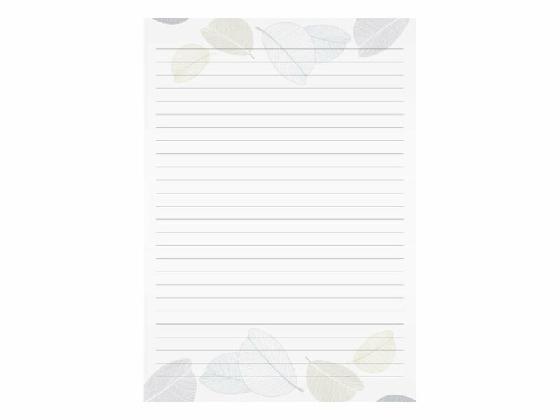 Dopisní papír barevný LUX 5+10 (Květy)