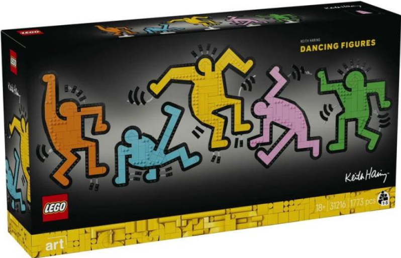 Keith Haring – Tančící postavy - LEGO Art (31216)