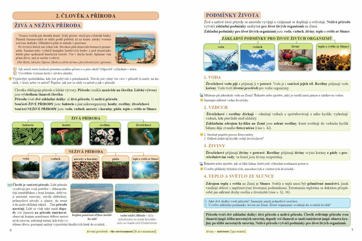 Přírodověda 5 – učebnice pro 5. ročník ZŠ, Čtení s porozuměním – Thea Vieweghová