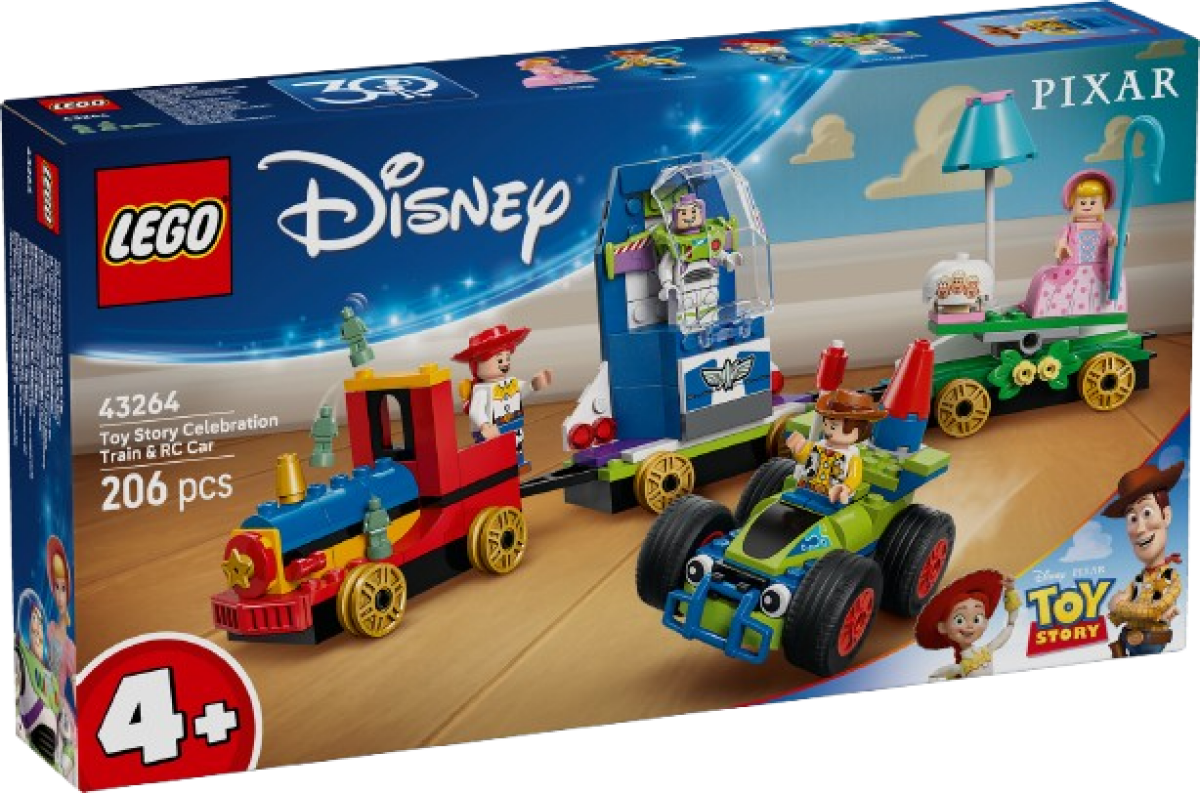 Slavnostní vláček a Autíčko z Příběhu hraček - LEGO-Disney and Pixar’s Light (43264)