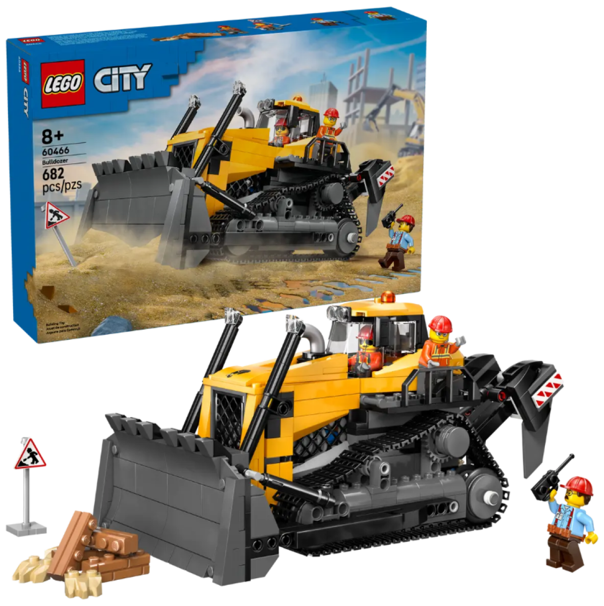 Žlutý buldozer – Lego City (60466)
