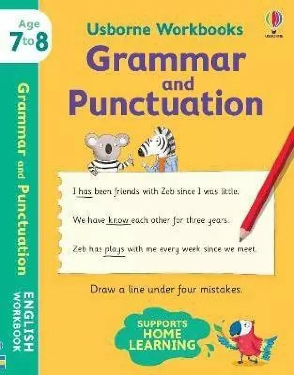 Kniha Usborne Workbooks Grammar and Punctuation 7-8